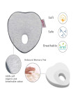 Newborn 3 Months Baby Head Shaping Pillow Cushion for Flat Head Syndrome Prevention Prevent Plagiocephaly Grey